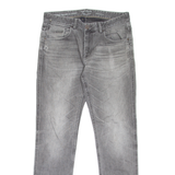 PME LEGEND Nightflight Mens Jeans Grey Regular Straight Stone Wash W32 L32