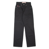 LEE COOPER Womens Jeans Black Relaxed Straight W25 L30