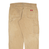 DICKIES Mens Jeans Beige Regular Straight W38 L30