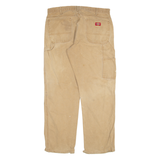 DICKIES Mens Jeans Beige Regular Straight W38 L30