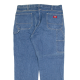 DICKIES Mens Jeans Blue Regular Straight W40 L32