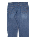 DICKIES Mens Jeans Blue Regular Straight W36 L31