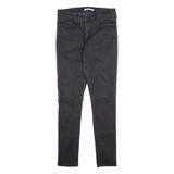 LEVI'S Womens Jeans Black Slim Skinny W30 L28