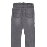LEVI'S Womens Jeans Grey Regular Skinny W27 L27