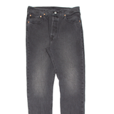 LEVI'S 501 Jeans Womens Black Regular Straight Charcoal Wash W31 L32