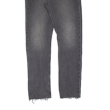 LEVI'S 501 Jeans Womens Black Regular Straight Charcoal Wash W31 L32