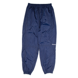 REEBOK Mens Track Pants Blue Tapered XL W30 L34