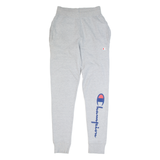 CHAMPION REVERSE WEAVE Mens Joggers Grey Tapered S W26 L32