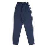 ADIDAS Mesh Lined Womens Track Pants Blue Tapered XS W22 L31