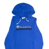CHAMPION Mens Blue Hoodie S