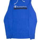 CHAMPION Mens Blue Hoodie S