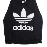 ADIDAS ORIGINALS Womens Black Hoodie UK 12