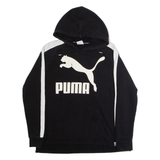 PUMA Womens Black Hoodie UK 12