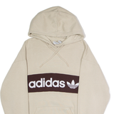 ADIDAS ORIGINALS Womens Beige Hoodie S