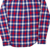 LEVI'S Slim Fit Mens Shirt Blue Check Long Sleeve S