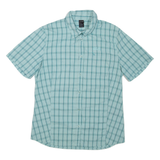 JACK WOLFSKIN Womens Shirt Blue Check UK 12