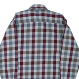EXPLORER Mens Shirt Grey Check Long Sleeve M