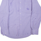 BEN SHERMAN Mens Plain Shirt Purple Long Sleeve L