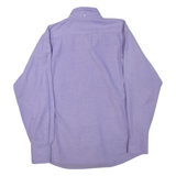 BEN SHERMAN Mens Plain Shirt Purple Long Sleeve L