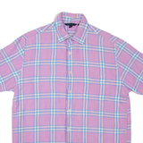 BODEN Mens Shirt Pink Check M