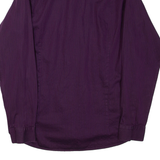 TED BAKER Mens Shirt Purple Striped Long Sleeve L