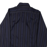 TED BAKER Mens Shirt Blue Striped Long Sleeve S