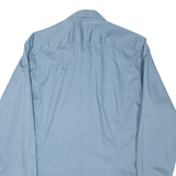 TED BAKER Mens Shirt Blue Geometric Long Sleeve L