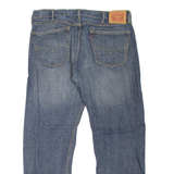 LEVI'S 505 Jeans Mens Blue Regular Straight Stone Wash W38 L30