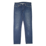 LEVI'S 511 Jeans Mens Blue Slim Straight Stone Wash W34 L32