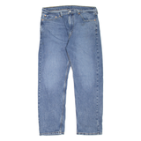 LEVI'S 505 Jeans Mens Blue Regular Straight Stone Wash W36 L30