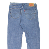 LEVI'S 505 Jeans Mens Blue Regular Straight Stone Wash W36 L30