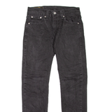 LEVI'S 511 Jeans Mens Black Slim Straight W28 L27