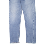 LEVI'S 502 Jeans Mens Blue Regular Tapered Stone Wash W35 L30