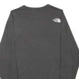 THE NORTH FACE Mens T-Shirt Grey Long Sleeve S