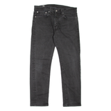 LEVI'S 502 Jeans BIG E Mens Black Regular Tapered W32 L27