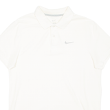 NIKE Mens Polo Shirt Beige L
