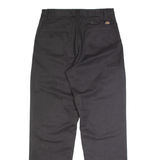 DICKIES Chino Style Flex Workwear Mens Trousers Black Regular Straight W30 L31