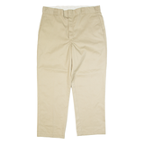 DICKIES Chino Style Workwear Mens Trousers Beige Classic Straight W37 L29