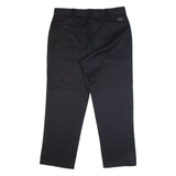 DICKIES Chino Style Workwear Mens Trousers Black Classic Straight W37 L29