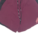 NIKE RUNNING Womens Sports Shorts Maroon Relaxed L W28