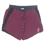 NIKE RUNNING Womens Sports Shorts Maroon Relaxed L W28