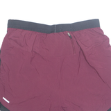 NIKE RUNNING Womens Sports Shorts Maroon Relaxed L W28