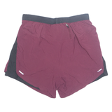 NIKE RUNNING Womens Sports Shorts Maroon Relaxed L W28