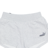 PUMA Womens Sports Shorts Grey Relaxed XS W26