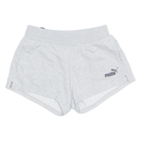 PUMA Womens Sports Shorts Grey Relaxed XS W26