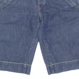 DIESEL Womens Denim Shorts Blue Relaxed S W28