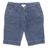 DIESEL Womens Denim Shorts Blue Relaxed S W28