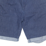 LEVI'S Turn Up Womens Denim Shorts Blue Relaxed L W34