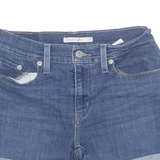 LEVI'S Turn Up Womens Denim Shorts Blue Relaxed S W26