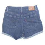 LEVI'S Turn Up Womens Denim Shorts Blue Relaxed S W26